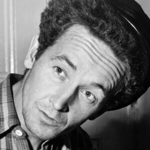 A photo of Woody Guthrie