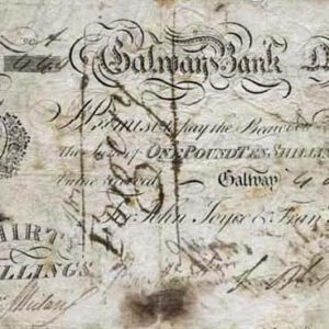 An image of Part of 30 shillings note from 1813
