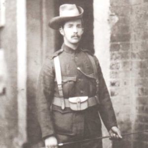 An image of Robert Erskine Childers, right before heading to the Boer War in South Africa in 1899