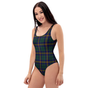 Kilkenny tartan one-piece swimsuit