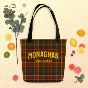 Monaghan tartan tote bag