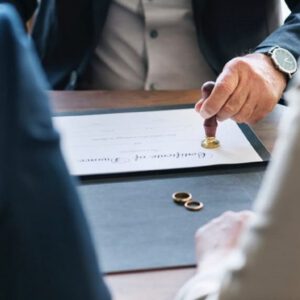 An image of illustration of a divorce