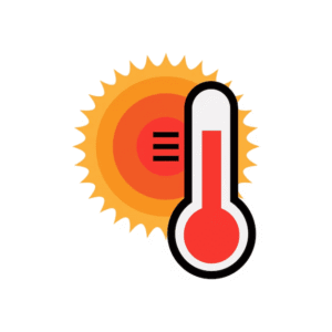 An image of high temperature