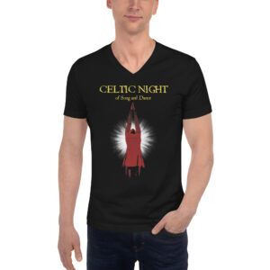 Celtic Night unisex v-neck t-shirt