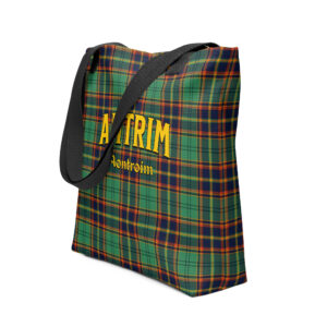 Antrim tartan tote bag
