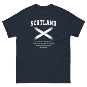 Scotland scots wha hae unisex t-shirt
