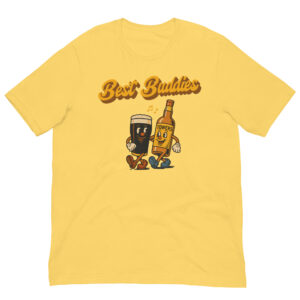 Best Buddies pint & whiskey t-shirt