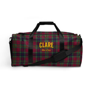 Clare tartan duffle bag