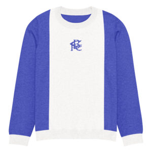 Birmingham City 1970s style knitted crew neck sweater