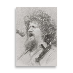 Luke Kelly drawing poster