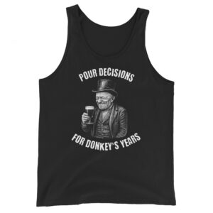 Pour decisions men's tank top