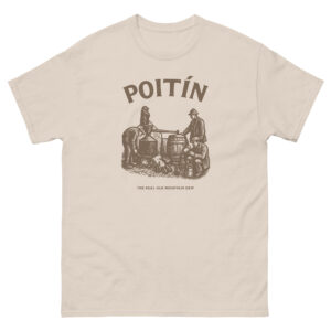 Poitín natural unisex t-shirt