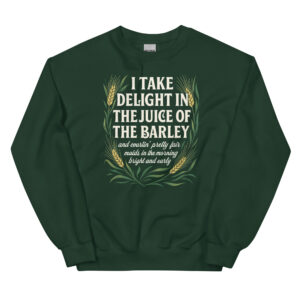 I take delight unisex sweatshirt