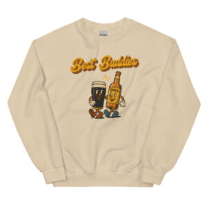 Best Buddies pint & whiskey unisex sweatshirt